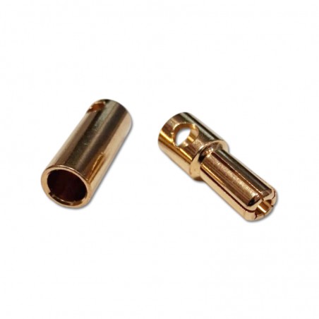 CONECTOR ORO 5.5mm (1 pareja)