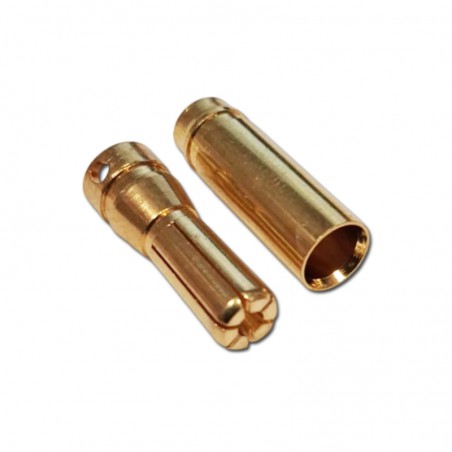 CONECTOR ORO 5mm (1 pareja)