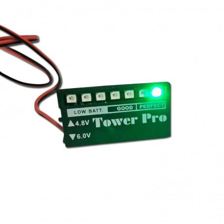 INDICADOR NIVEL BATERIA RECEPTOR (4.8V a 6V)