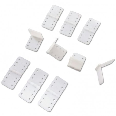 BISAGRA NYLON 12X24mm (10 unidades)