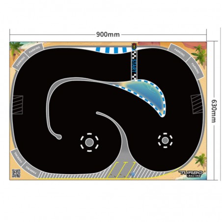 PISTA DRIFT 630X900mm TURBO RACING