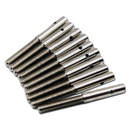 EJE ROSCADO M2X20mm (10 unidades)
