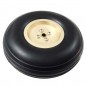 RUEDA GOMA LLANTA ALUMINO DORADO 114MM