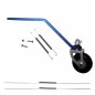 PATIN COLA AVION 120CC C/MUELLE ALUMINIO AZUL