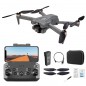 DRON Z908 GRIS BRUSHLESS (Cámara 4K, FPV y prevención obstaculos)