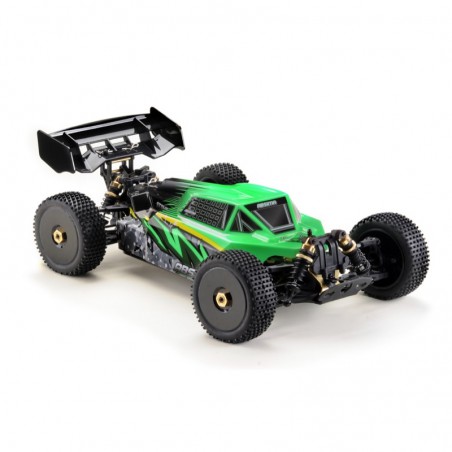 COCHE BUGGY 1/8 STOKE V2 VERDE 4S RTR (Con 2 baterias 2S 7000 y cargador)