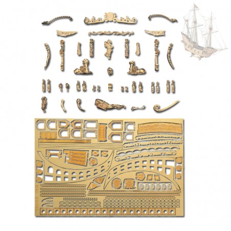 BARCO GALEON VENETO 800MM COREL