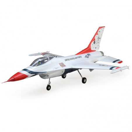 AVION RC F-16 Thunderbirds 70mm EDF Jet BNF Basic con AS3X y SAFE Select