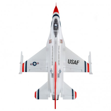 AVION RC F-16 Thunderbirds 70mm EDF Jet BNF Basic con AS3X y SAFE Select