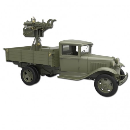 CAMION SOVIET 1,5T. Con ametralladora M-4 Maxim 1/35 MINIART