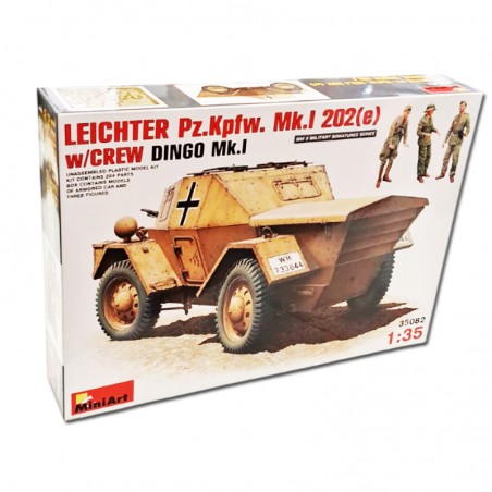 MAQUETA VEHICULO DAIMLER DING LEICHTER MK 1 202E CON FIGURAS 1/35 MINIART