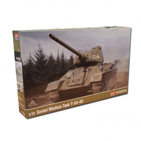 MAQUETA TANQUE SOVIETICO T-34-85 1:72 ACADEMY