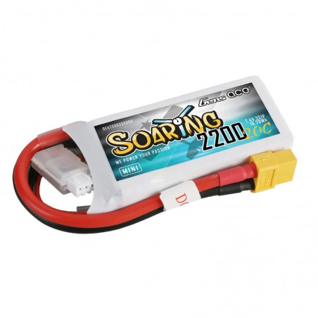 BATERIA LIPO 7.4V 2200mAh MINI 20C (Conector XT-60)