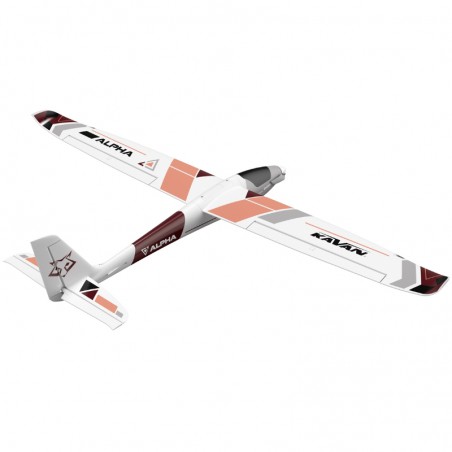 AVION ALPHA V2 1500MM ROJO ARF KAVAN