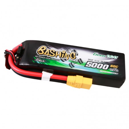 BATERIA LIPO 11.1V 5000MAH 60C GENS ACE (Conector XT-90)