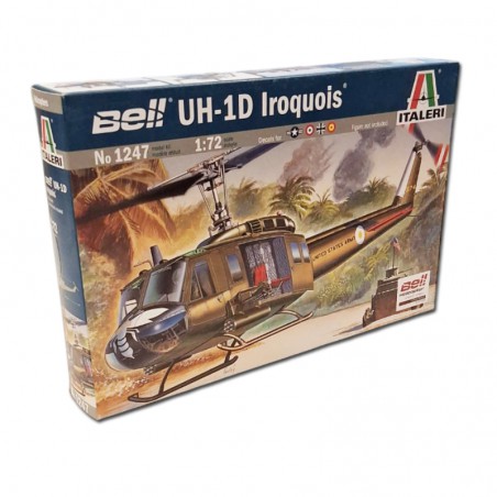 MAQUETA HELICOPTERO UH-1D IROQUOIS 1/72 ITALERI