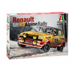 MAQUETA COCHE RENAULT 5 ALPINE RALLY 1/24 ITALERI