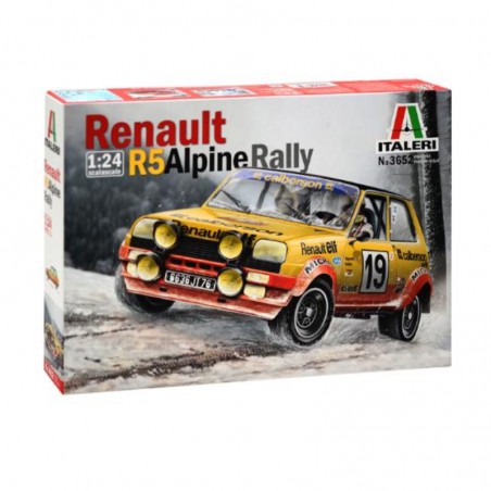 MAQUETA COCHE RENAULT 5 ALPINE RALLY 1/24 ITALERI