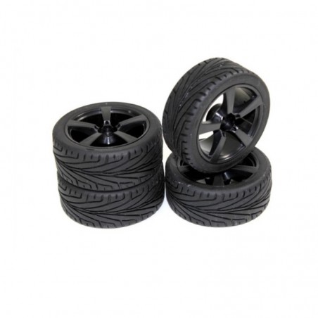 CONJUNTO RUEDAS PROFILE TOURING 1/10 ABSIMA (4 unidades)