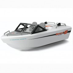 LANCHA SEA-GOD 6 KARTING BRUSHLESS BLANCA 245mm (Con batería y cargador)