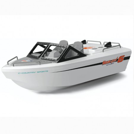 LANCHA SEA-GOD 6 KARTING BRUSHLESS BLANCA 245mm (Con batería y cargador)