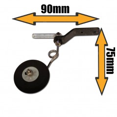 PATIN COLA CARBONO (para envergadura 1300-1550mm)