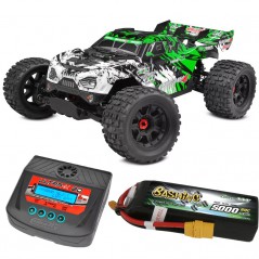 COCHE RC KAGAMA 4 TEAM CORALLY VERDE 4S (Con batería y cargador)