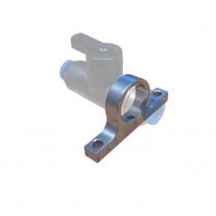 SOPORTE PARA VALVULA DE BOLA EN ALUMINIO