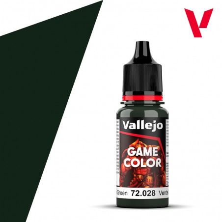 PINTURA VALLEJO GAME COLOR VERDE OSCURO 18ml