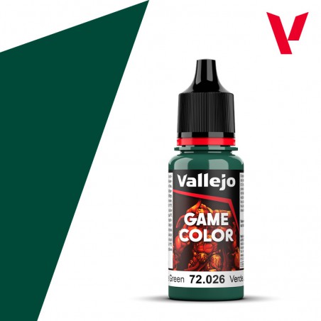 PINTURA VALLEJO GAME COLOR VERDE JADE 18ml