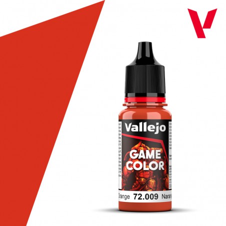 PINTURA VALLEJO GAME COLOR NARANJA TOSTADO 18ml