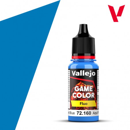 PINTURA VALLEJO GAME COLOR AZUL FLUORESCENTE 18ml