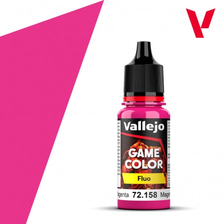 PINTURA VALLEJO GAME COLOR MAGENTA FLUORESCENTE 18ml
