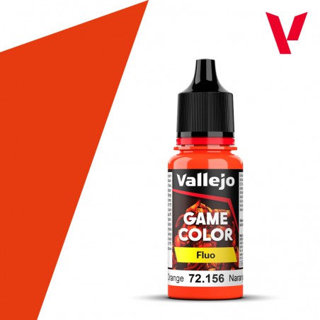 PINTURA VALLEJO GAME COLOR NARANJA FLUORESCENTE 18ml