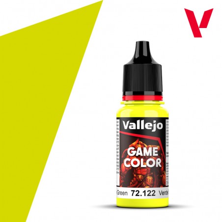 PINTURA VALLEJO GAME COLOR VERDE BILIOSO 18ml