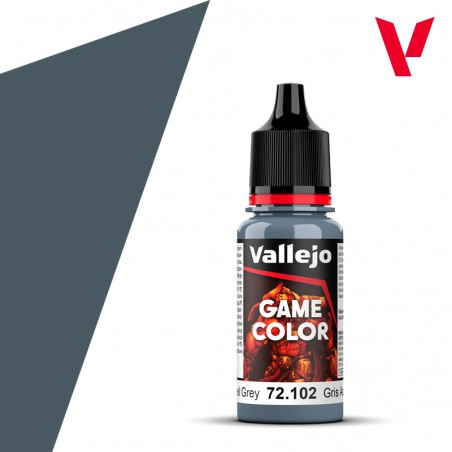PINTURA VALLEJO GAME COLOR GRIS ACERO 18ml