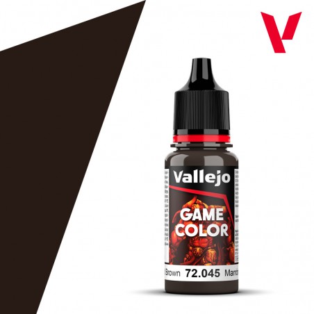 PINTURA VALLEJO GAME COLOR MARRON CARBONIZADO 18ml