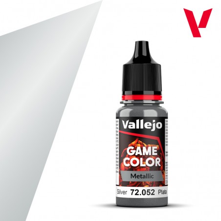 PINTURA VALLEJO GAME COLOR PLATA 18ml
