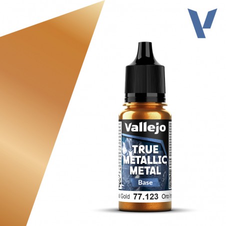PINTURA VALLEJO TMM ORO IMPERIAL 18ml (True Metallic Metal)