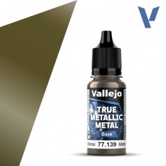 PINTURA VALLEJO TMM ORO IMPERIAL 18ml (True Metallic Metal)