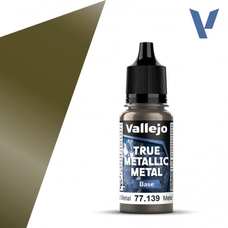 PINTURA VALLEJO TMM ORO IMPERIAL 18ml (True Metallic Metal)