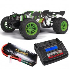 COCHE MAVERIK QUANTUM 2 XT FLUX 1/10 VERDE (Con bateria y cargador)