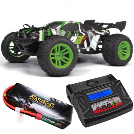 COCHE MAVERIK QUANTUM 2 XT FLUX 1/10 VERDE (Con bateria y cargador)