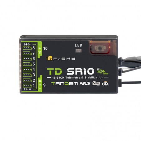 RECEPTOR FRSKY TD SR10 10 CANALES DUAL