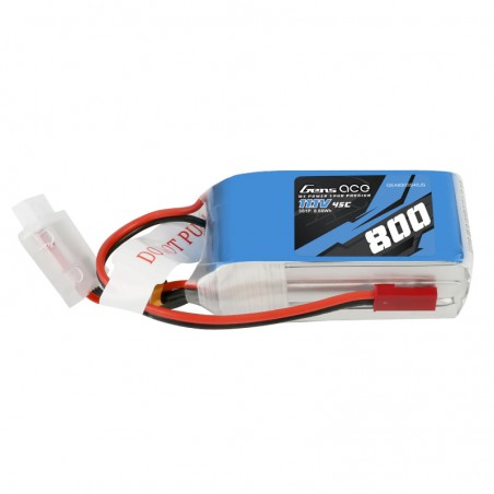 BATERIA LIPO 11.1V 800MAH 45C (Conector JST Bec)