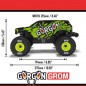 COCHER 1/16 ARMA GORGON GROM 4X4 RTR VERDE COCHER 1/16 ARMA GORGON GROM 4X4 RTR VERDE