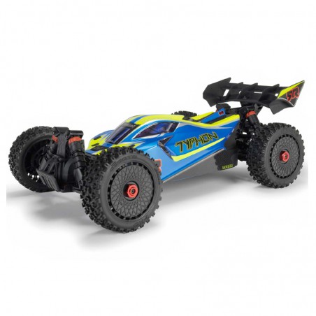 COCHE RC 1/8 TYPHON MEGA 665 4X4 RTR AZUL Brushed (Sin batería ni cargador)