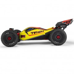 COCHE RC 1/8 TYPHON MEGA 665 4X4 RTR AMARILLO Brushed (Sin batería ni cargador)