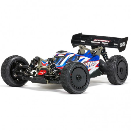 COCHE RC 1/8 TYPHON 6S TLR Tuned 4X4 RTR AZUL Y ROJO Brushless (No incluye bateria ni cargador)