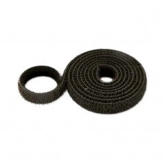 VELCRO DE DOBLE CARA 15mm NEGRO (Longitud 1000mm)